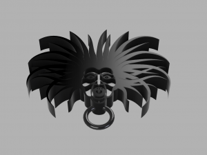 banshee keychain Model Cetak 3D