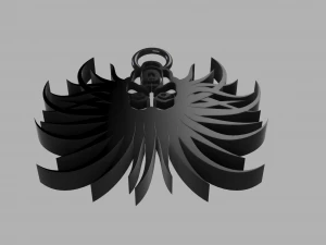 banshee keychain 3D Print Model