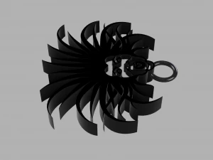 banshee keychain 3D Print Model