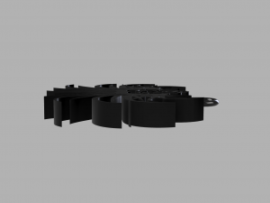 banshee keychain Model Cetak 3D