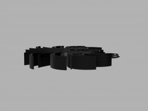 banshee keychain 3D Print Model
