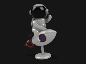 rocket man figurine or keychain 3D Model