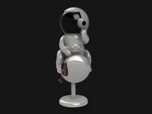 rocket man figurine or keychain Modèle 3D