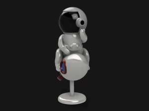 rocket man figurine or keychain 3D Model