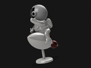 rocket man figurine or keychain Modèle 3D
