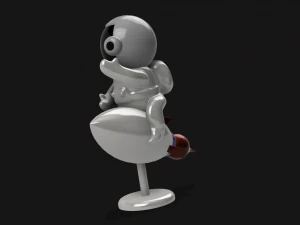 rocket man figurine or keychain 3D Model