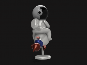 rocket man figurine or keychain Modèle 3D