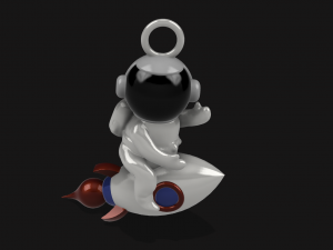 rocket man figurine or keychain Modèle 3D