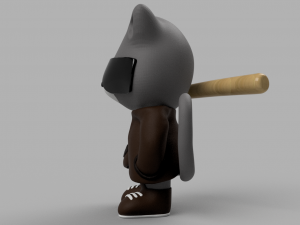 cat-gangster Model 3D