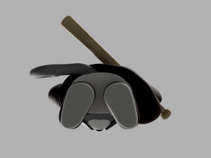 cat-gangster Model 3D
