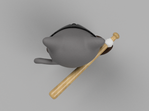 cat-gangster Model 3D