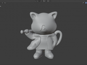 cat-gangster Model 3D