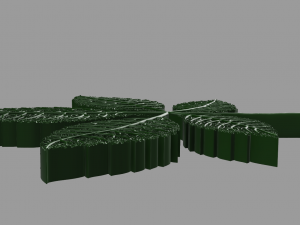 chestnut leaf 3D Модель