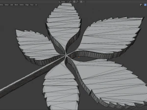 chestnut leaf 3D Model