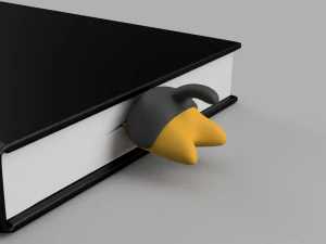 segnalibro culo di gatto Modello di stampa 3D