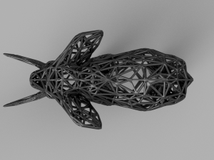low poly elephant 3D Print Model