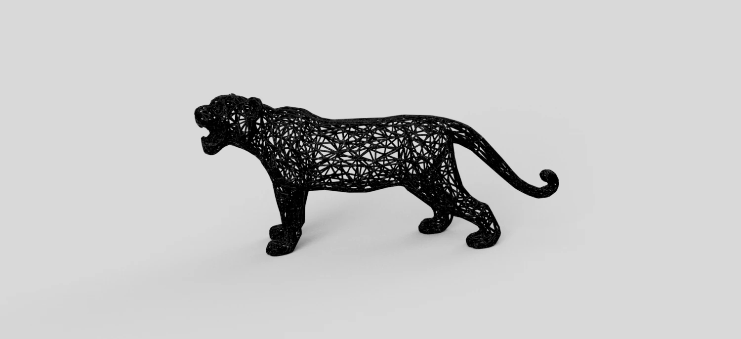 tiger 3D Print Model .c4d .max .obj .3ds .fbx .stl .blend 