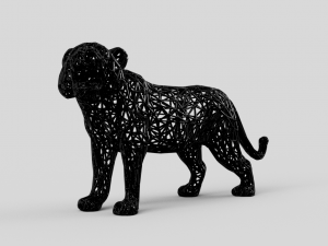 tiger Model Cetak 3D