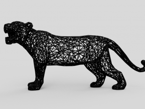 tiger Model Cetak 3D