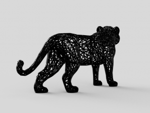 tiger Model Cetak 3D