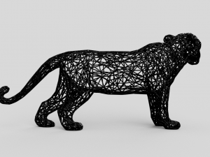 tiger Model Cetak 3D