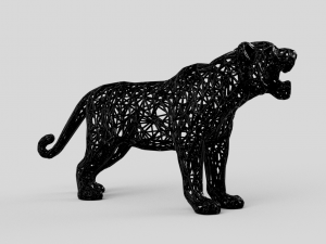 tiger Model Cetak 3D