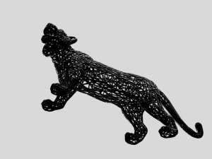 tiger Model Cetak 3D