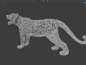 tiger Model Cetak 3D