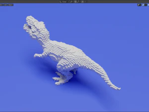 voxel t-rex 3D Print Model