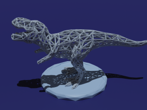 t-rex low poly 3D Принт Модель