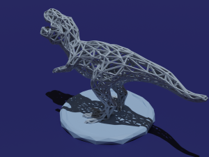 t-rex low poly 3D Принт Модель