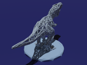 t-rex low poly 3D Принт Модель