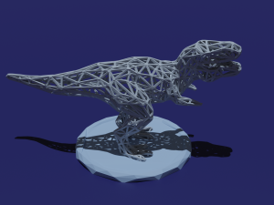 t-rex low poly 3D Принт Модель