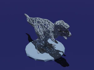 t-rex low poly 3D Print Model