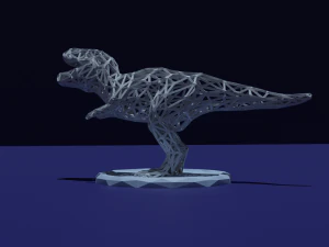 t-rex low poly 3D Print Model
