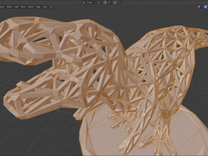 t-rex low poly 3D Принт Модель