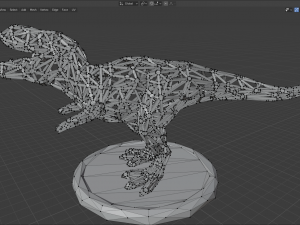 t-rex low poly 3D Принт Модель