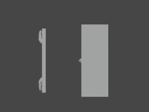 man in the wall 3D-printmodel