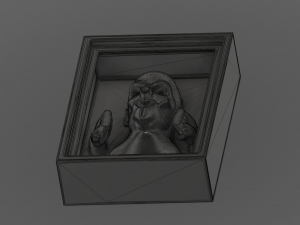man in the wall 3D-printmodel