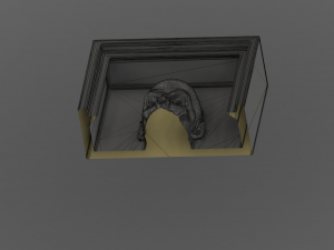 man in the wall 3D-printmodel