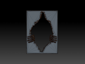 man in the wall 3D-printmodel