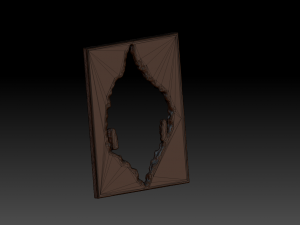 man in the wall 3D-printmodel