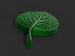 green leaf 3D 모델