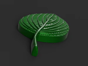 green leaf 3D Model