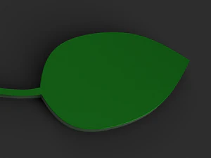 green leaf 3D Model