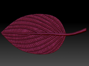 green leaf 3D 모델