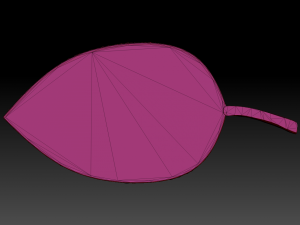 green leaf 3D 모델