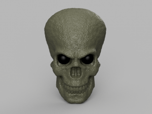 alien skull 3D 모델