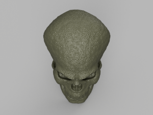alien skull 3D 模型