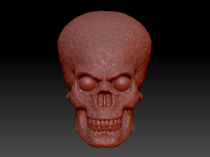 alien skull 3D 模型